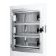 Separately doors for single tray