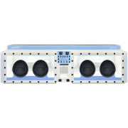 Dual anaerobic chambers with micropressure monitoring system