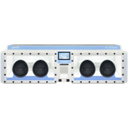 Dual anaerobic workstations with oxygen and micropressure monitoring system