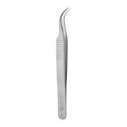 Dumont 7 forceps - micro-blunted standard tips, curved, inox