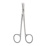 Lagrange scissors - stainless steel, curved, sharp-sharp, 11.5 cm