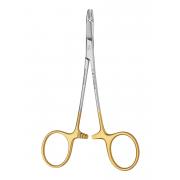Olsen-Hegar needle holders with suture cutter - Tungsten Carbide, straight, serrated