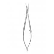 Wescott spring scissors - slightly curved up, sharp, 11 cm, 15 mm cutting edge