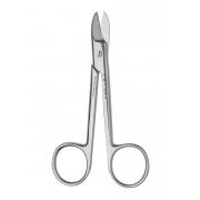 Beebee bone scissors - straight, 10  cm, 15  mm cutting edge